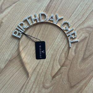Birthday Girl Rhinestone Headband